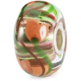 Trollbeads Herbstkollektion Pfötchenliebe Glasbeads (Blühende Liebe)