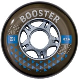 K2 Booster 84MM 82A 4-Wheel Pack – Black – 30F3008
