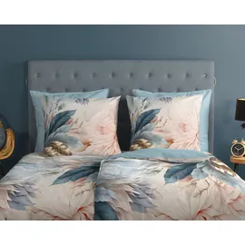 Muller Textil Diore Federn Blau 135 x 200 cm + 2 x 80 x 80 cm
