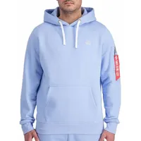 Alpha Industries EMB Hoody Kapuzensweat für Herren Light Blue