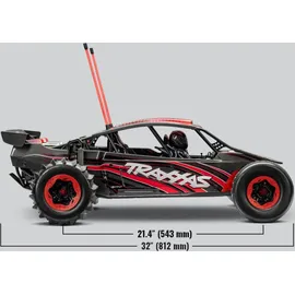 TRAXXAS RC-Buggy Funco RWD 2CH RTR orange (RTR Ready-to-Run)