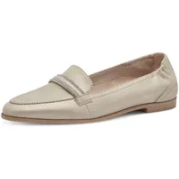 TAMARIS Loafer Slipper, Business Schuh mit funkelnder Zierschnalle beige 39 EU