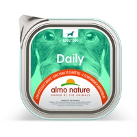 Almo Nature Daily Hundefutter mit Kalb und Karotten (9 x 300 g)