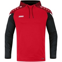 Jako Herren Kapuzensweat Performance Rot/Schwarz, 3XL