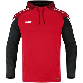 Jako Herren Kapuzensweat Performance Rot/Schwarz, 3XL