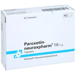 Paroxetin-neuraxpharm 10 mg Tabletten 50 St