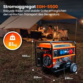 Extralink Stromgenerator Hybrid 5,5kW 3F
