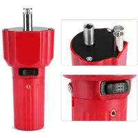 Drehbarer Grillmotor (cw/ccw) Mit Usb-kabel – Abs + Metall – Rot – 4,2 U/min – 5 V Dc