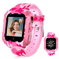 LiveGo 4G Kinder-Smartwatch mit GPS-Tracker und Anrufen, HD-Touchscreen, Kinder-Handyuhr, kombiniert SMS, Videoanruf, SOS, Schrittzähler, 4G-Smartwatch für Kinder, Jungen, Mädchen, 6–12 (T28 Rosa)