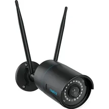 Reolink WLAN IP Kamera, Überwachungskamera 5MP HD mit Audio für Aussen, 2,4/5GHz WiFi, Smarte Bewegungserkennung, Fernzugriff, RLC-510WA Schwarz