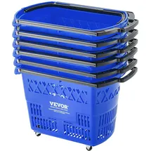 Vevor Einkaufskorb blau 39 l