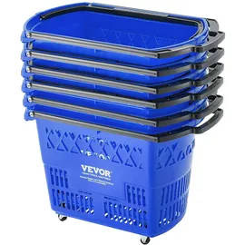 Vevor Einkaufskorb blau 39 l