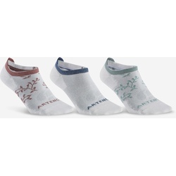 Tennissocken Low 3er-Pack - RS 160 weiss/Motive, weiß, 39/42