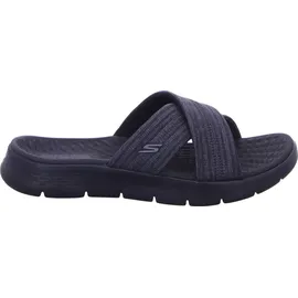SKECHERS GO WALK FLEX SANDAL IMPRESSED, Damen Schiebe-Sandalen, Black,
