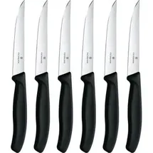 Victorinox Swiss Classic Steakmesserset 11 cm 6-tlg. Schwarz