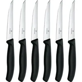 Victorinox Swiss Classic Steakmesserset 11 cm 6-tlg. Schwarz