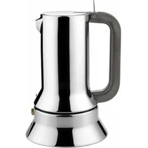 Alessi 9090 1 Tasse edelstahl/braun
