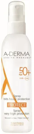 A-Derma Protect Spray Sehr Hoher Schutz SPF50+ 200ml
