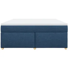 vidaXL Boxspringbett 180 x 200 cm Blau
