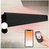 Blumfeldt Cosmic Beam Smart 30 Infrarot-Heizstrahler 3000W App Fernbedienung Schwarz