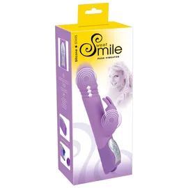 Sweet Smile Rabbitvibrator Push Vibrator“ mit Stoßfunktion in lila