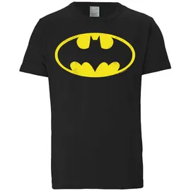 LOGOSHIRT T-Shirt "Batman - Logo", Jungen, Gr. 4XL, schwarz (schwarz, gelb), 100% Baumwolle, bedruckt, normal, Rundhals, Shirts T-Shirt, mit coolem Logo