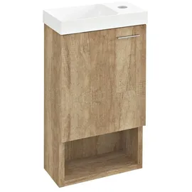 Sapho Latus kabinett 30x16.5x53 cm Unterschrank hängend Eiche Lt711-2222