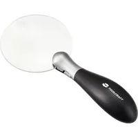 TOOLCRAFT TO-8997036 Handlupe mit LED-Beleuchtung Vergrößerungsfaktor: 3 x, 5 x