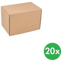 Standardisierte Schachteln für Druckschriften A5, 220 x 150 x 150 mm, 20 Stk.