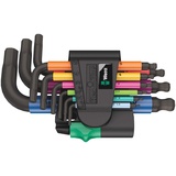 WERA 950/9 Hex-Plus 2 Multicolour Innensechskant Winkelschlüsselsatz, 9-tlg. (05133164001)