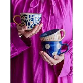 Bloomingville Eviaya Tasse 0,29 l Blau 3 St.