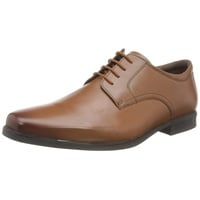 CLARKS Herren Howard Walk Oxford, Dark Tan Lea, 42 EU