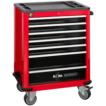 Elora Werkzeugwagen Buddy, rot, leer, ELORA-1210-L7R