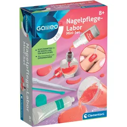 Kreativset CLEMENTONI "Galileo Lab, Nagelpflege-Labor Mini-Set", bunt, Kreativsets, Kinder