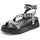 French Connection Sommerschuh Damen Schwarz/Weiß 40