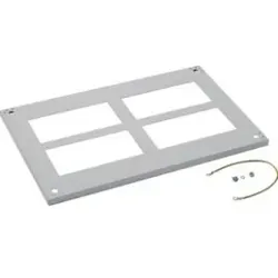 Hager FZ892D Verschlussplatte geöffnet für Schrank univers, IP54, SKI, 20x600x400mm.Verschlussplatte geöffnet zum Einbau von Leitungseinführung
