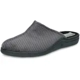 Thiesana 17700050 Herren Hausschuh aus Textilmaterial mit flexibler Laufsohle, Groesse 40, anthrazit - 40 EU