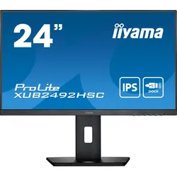 iiyama Dis 24 IIyama PL XUB2492HSC-B5 IPS (1920 x 1080 Pixel, 24"), Monitor, Schwarz