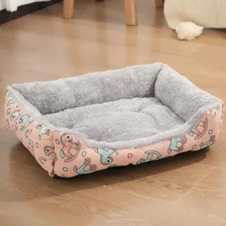 Hixingo Hundebett Grosse Hunde, rutschfest MittelgroBe Katzenbett, Hundekissen Waschbar, Flauschige Hundematte, Weiche Polsterung, für Balkon Wohnzimmer Reisen (Pferd,XXL(80x60cm))
