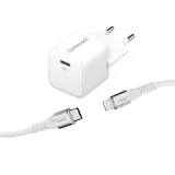 Intenso Power Adapter 30W USB-C mit Lightning-Kabel