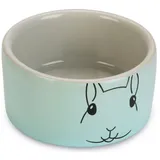 beeztees Hamsternapf Gorky Nager Keramik grau/Mint Durchm. 7,5 x 4 cm