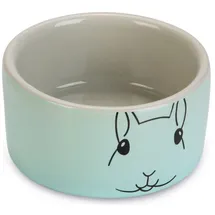 beeztees Hamsternapf Gorky Nager Keramik grau/Mint Durchm. 7,5 x 4 cm
