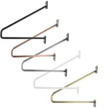 Natural Goods Berlin 2x | Regalhalter, Regalträger, Wandregal | Prenzlberg (250mm, Antik Roségold)