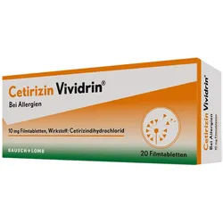 Cetirzin Vividrin - Schnell wirksame Allergietabletten 20 St