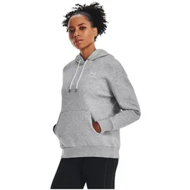 Under Armour Essential Fleece Hoodie Damen 011 mod gray light heather/white L