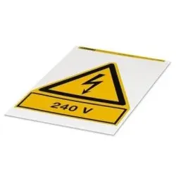 Phoenix Contact 0830450 Warnschild PML-W205 (200X200) PMLW205200X200 - 5 Stück