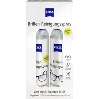 ZEISS Brillen-Reinigungs-Spray Doppelpack mit 2x 120ml Inhalt zur schonenden & gründlichen Reinigung Ihrer Brillengläser - alkoholfrei