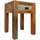KADIMA DESIGN Nachttisch Diana, Shabby Chic, Mango-Holz, 40x40x55 cm - Einzigartig & Praktisch