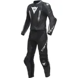 Dainese Laguna Seca 5 Lederkombi - Schwarz/Schwarz/Weiß / 62