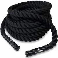 Matchu Sports Battle Rope Schwarz